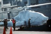 Image: AH-1F Cobra covered in protective wrap