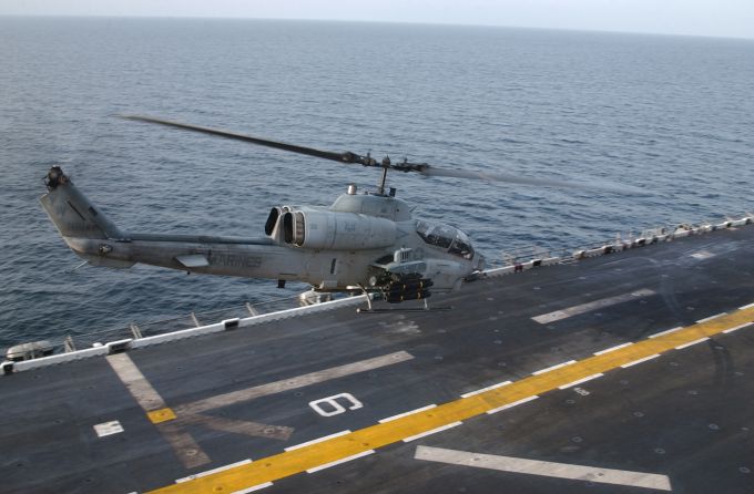 Image: U.S.M.C. AH-1W Super Cobra helicopter