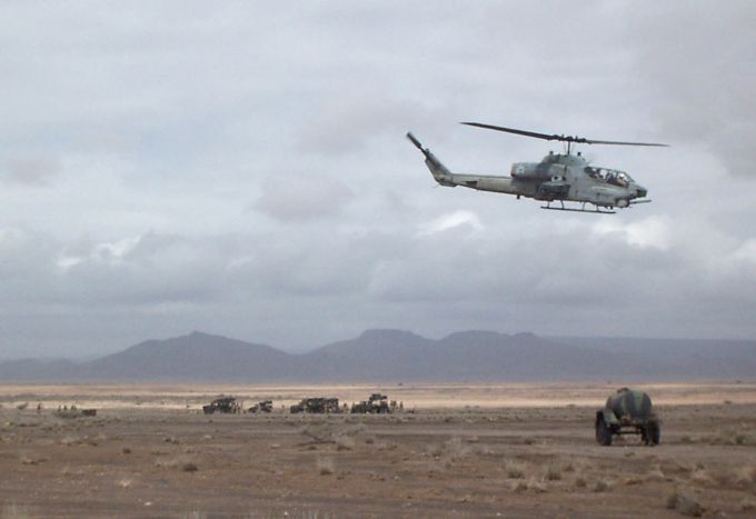 Image: U.S.M.C. AH-1W Super Cobra helicopter