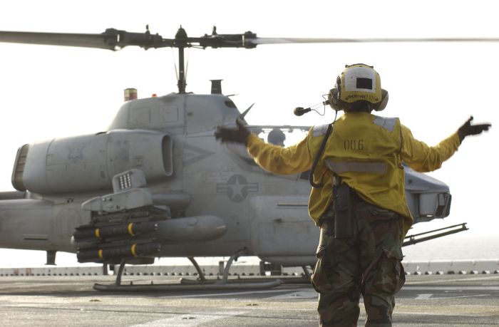 Image: U.S.M.C. AH-1W Super Cobra helicopter