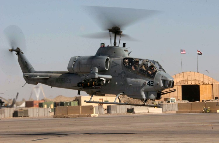 Image: United States Marine Corps AH-1W Super Cobra Helicopter