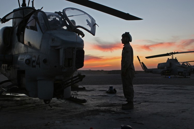 United States Marine Corps AH-1W Super Cobra Helicopter