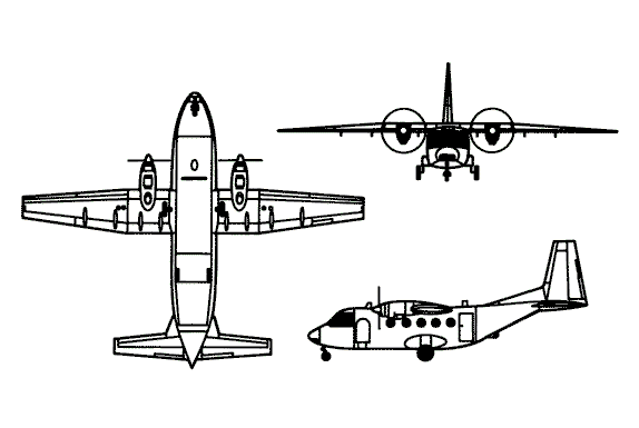 Drawing: C-212 Aviocar