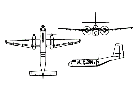 Drawing: C-7A Caribou