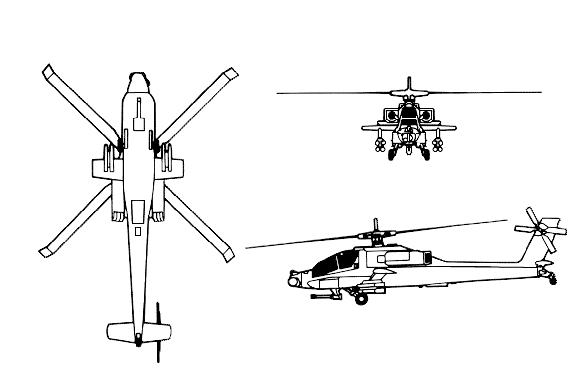 Drawing: AH-64 Apache